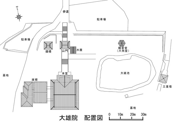 図:大雄院 配置図