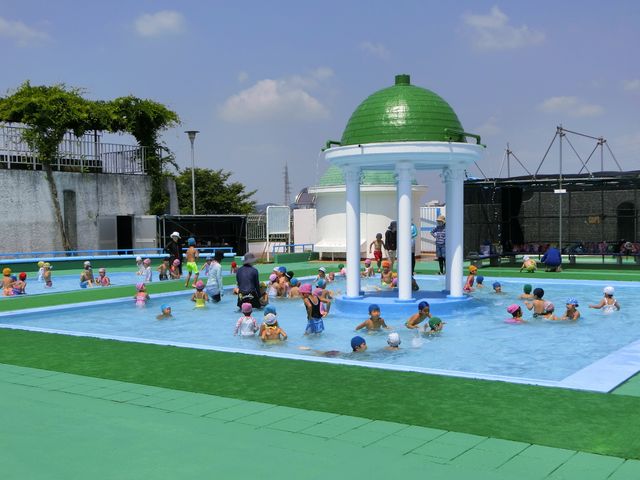 写真:屋上運動公園プール