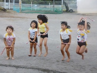 運動会 3才児荒馬の写真