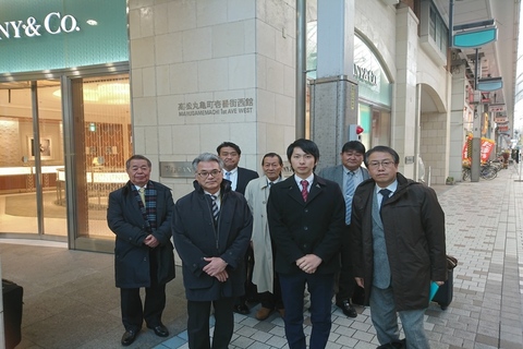 写真:香川県高松市での視察