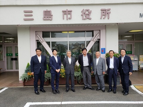 写真:静岡県三島市での視察