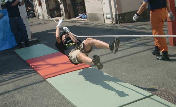 写真:渡過体験