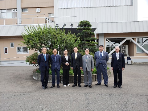 写真:岩手県二戸市での視察