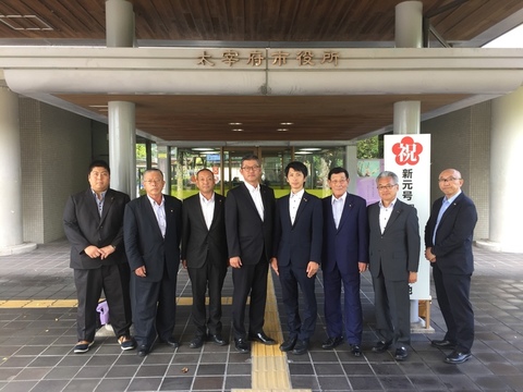 写真:福岡県太宰府市での視察