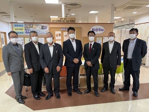 写真:東京都あきる野市での視察