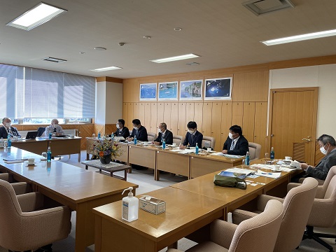 写真:北海道松前郡福島町の行政視察の様子