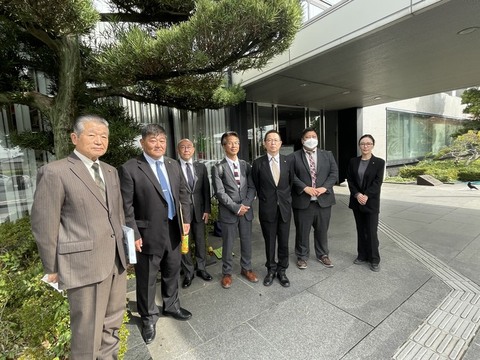 写真:埼玉県加須市での視察