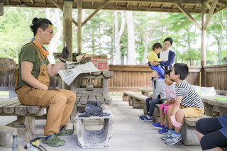 写真:火起こしの説明