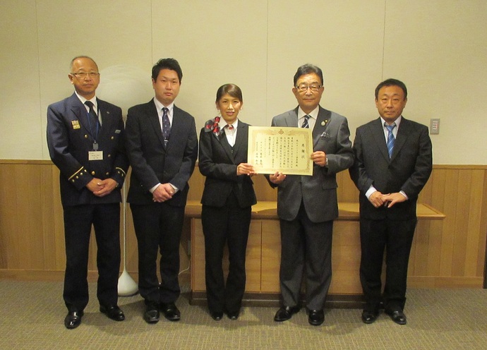 写真:表彰式の様子