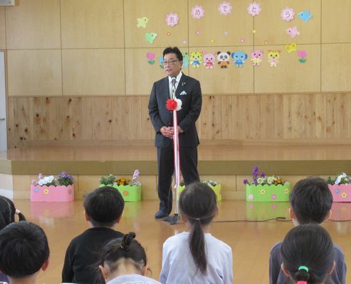 桐生市立広沢こども園開園式写真1