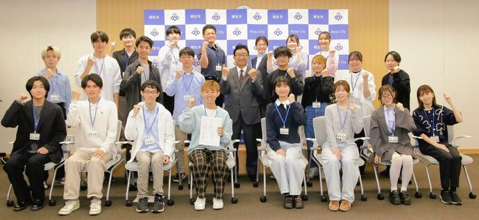 令和7年度「学生×桐生つながるプロジェクト」スタートアップ記者発表会写真
