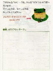 写真：かんさつラリーで使う用紙の裏。
